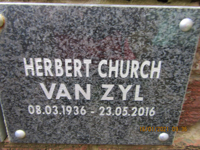 ZYL Herbert Church, van 1936-2016