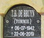BRUYN T.B., de 1942-2019