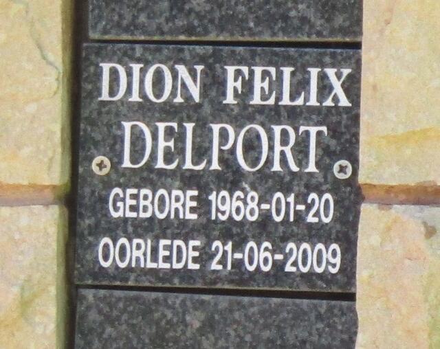 DELPORT Dion Felix 1968-2009