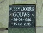 GOUWS Ruben Jacobus 1950-2015