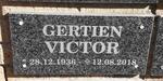 VICTOR Gertrien 1936-2018