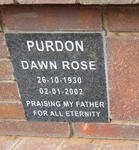 PURDON Dawn Rose 1930-2002