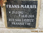 MARAIS Frans 1942-2019