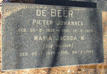 BEER Pieter Johannes, de 1882-1959 & Maria Jacoba W. VILJOEN 1884-1984