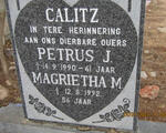CALITZ Petrus J. -1990 & Magrietha M. -1992