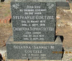 COETZEE Stephanus 1872-1949 & Catherina Sophia JANSEN 1879-1951 :: COETZEE Susanna M. 1889-1974