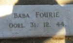 FOURIE Baba -1944