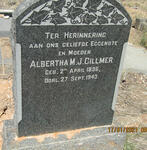 GILLMER Albertha M.J. 1896-1943