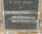 GOLDSTEIN Nora Francis 1888-1961