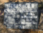 HAARHOFF Johannes 1878-1949 & Susanna E. 1892-1973