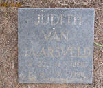 JAARSVELD Judith, van 1955-1988
