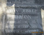 LEHMANN Johan Jubilee 1916-2001