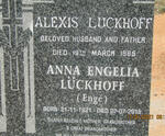 LUCKHOFF Alexis -1965 & Anna Engelia ENGE 1921-2015
