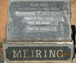 MEIRING Hendrik P. -1948