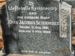 SCHOOMBEE Dirk Jacobus 1891-1949