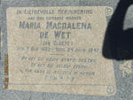 WET Maria Magdalena, de nee CLOETE 1863-1942