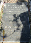 PIENAAR Willem Eliza 1882-1977 :: VAN ZYL Albert Petrus 1906-1974 & Olga PIENAAR 1911-1988