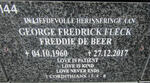 BEER George Fredrick Fleck Freddie, de 1960-2017