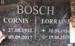 BOSCH Cornis 1932-2017 & Lorraine 1936-2019