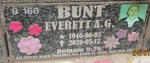 BUNT Everett A.G. 1940-2020