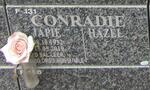 CONRADIE Japie 1932-2019 :: CONRADIE Hazel
