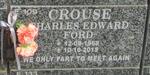 CROUSE Charles Edward Ford 1968-2015