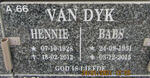DYK Hennie, van 1928-2012 & Babs 1931-2015