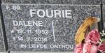 FOURIE Dalene 1952-2014
