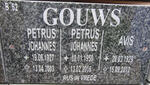GOUWS Petrus Johannes 1927-2003 & Avis 1929-2012 :: GOUWS Petrus Johannes 1950-2016