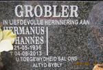 GROBLER Hermanus Johannes 1936-2013