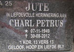 JUTE Charl Petrus 1949-2012