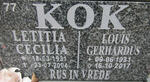 KOK Louis Gerhardus 1931-2017 & Letitia Cecilia 1931-2004