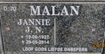 MALAN J.N. 1927-2014