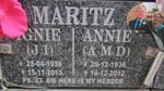 MARITZ J.I. 1938-2013 & A.M.D. 1936-2012