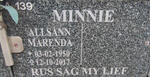 MINNIE Allsan Marenda 1950-2017