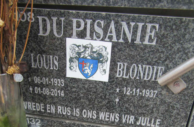 PISANIE Louis, du 1933-2014 & Blondie 1937-