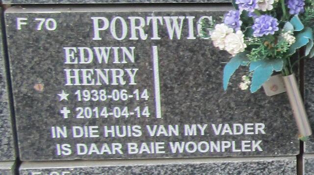 PORTWIG Edwin Henry 1938-2014