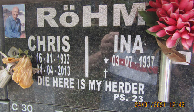 ROHM Chris 1933-2013 & Ina 1937-