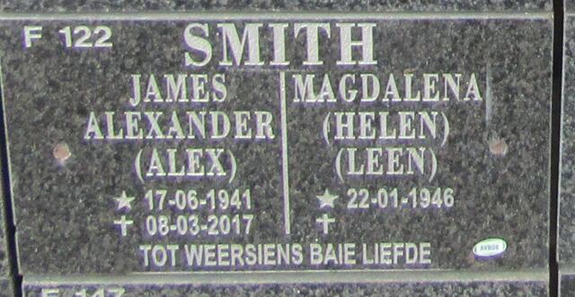 SMITH James Alexander 1941-2017 & Magdalena 1946-