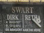 SWART Dirk 1937-2012 & Retha