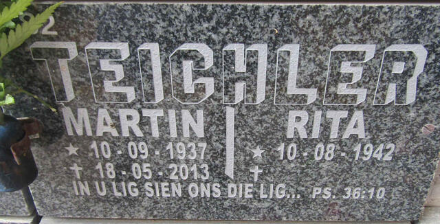TEICHLER Martin 1937-2013 & Rita 1942-