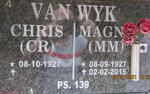 WYK Chris R., van 1927- & Magn? M. 1927-2015