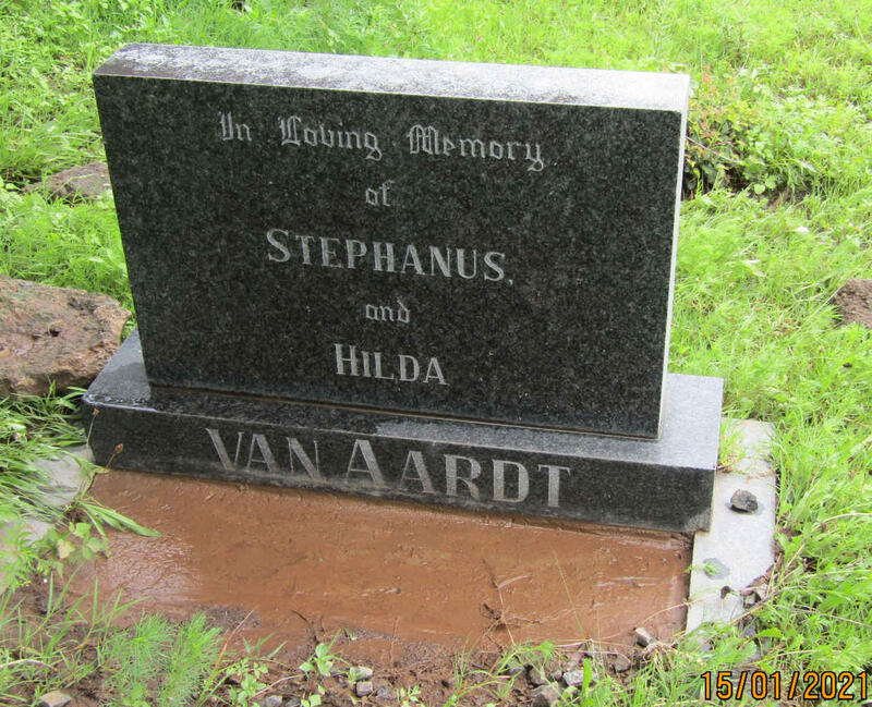 AARDT Stephanus, van & Hilda