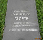 CLOETE Daniel Francois 1932-2008
