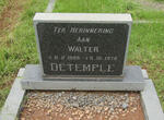 DETEMPLE Walter 1909-1978