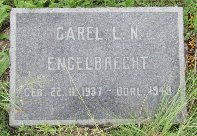 ENGELBRECHT Carel L.N. 1937-1949