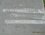 GREYLING Helena Francina 1909-1980