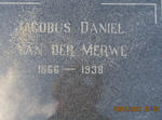 MERWE Jacobus Daniel, van der 1866-1938