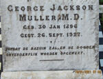 MULLER George Jackson 1896-1927