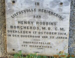 BORCHERDS Henry Robbins -1918